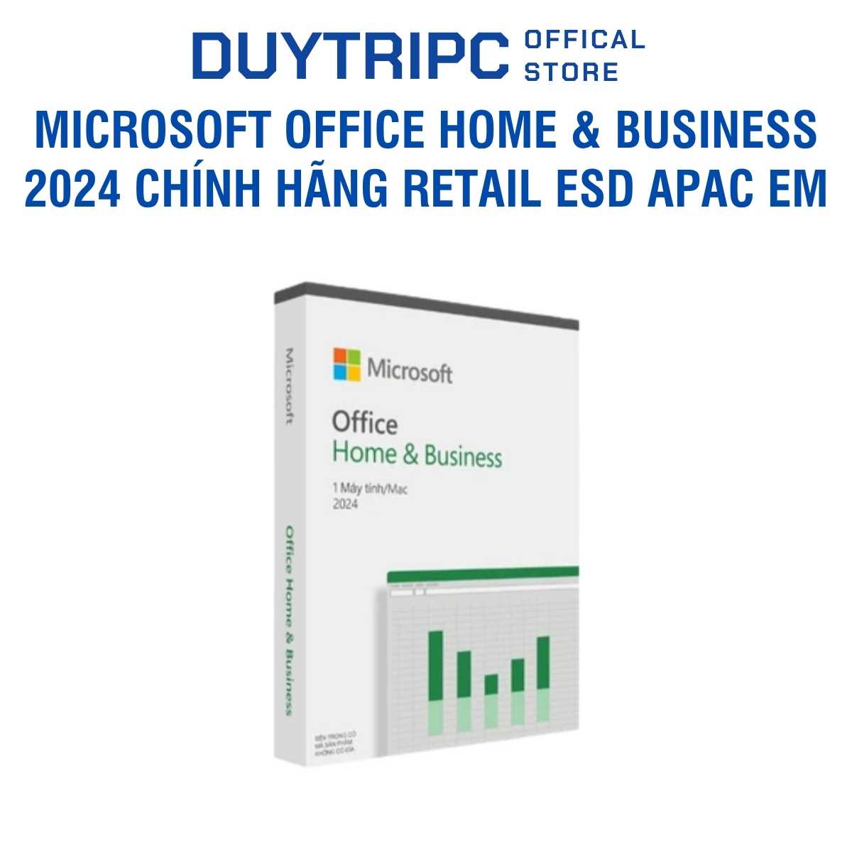 Microsoft Office Home & Business 2024 Chính Hãng Retail ESD APAC EM | KEY Điện Tử Vĩnh Viễn Full Word Excel PowerPoint Outlook